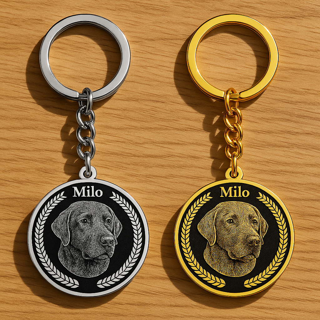 Medallion Keychain