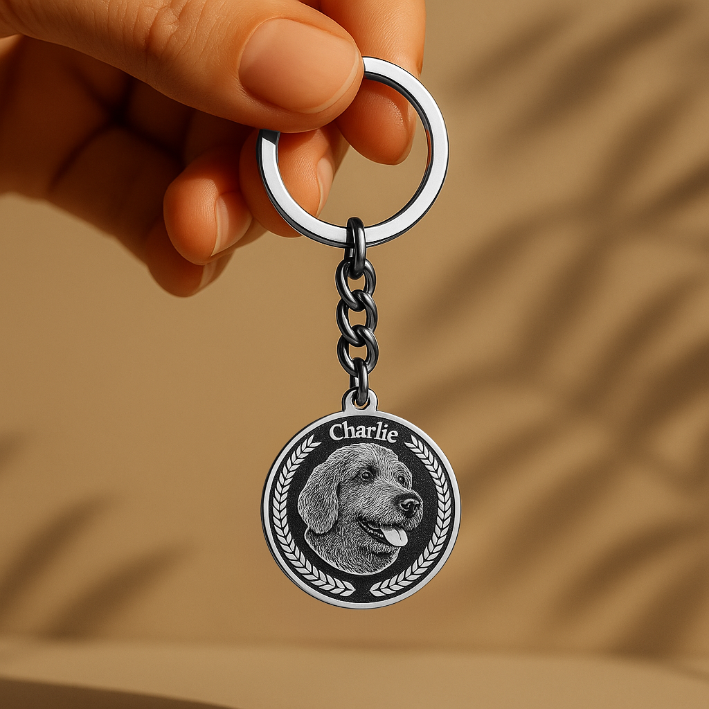 Medallion Keychain