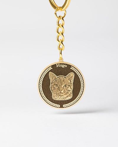 Medaljnyckelring