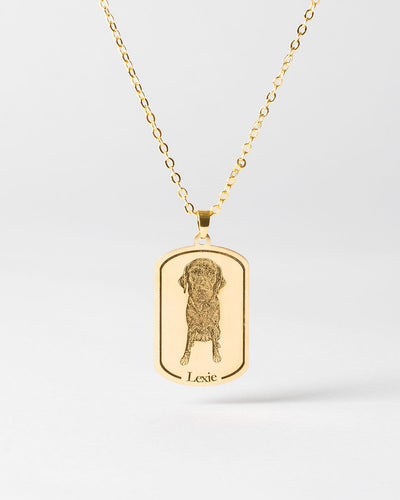 Dogtag Halsband 