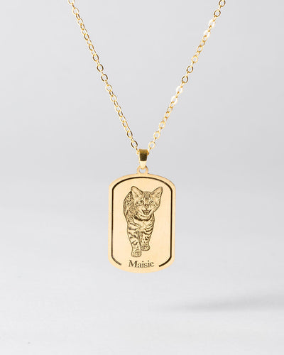 Dogtag Halsband 