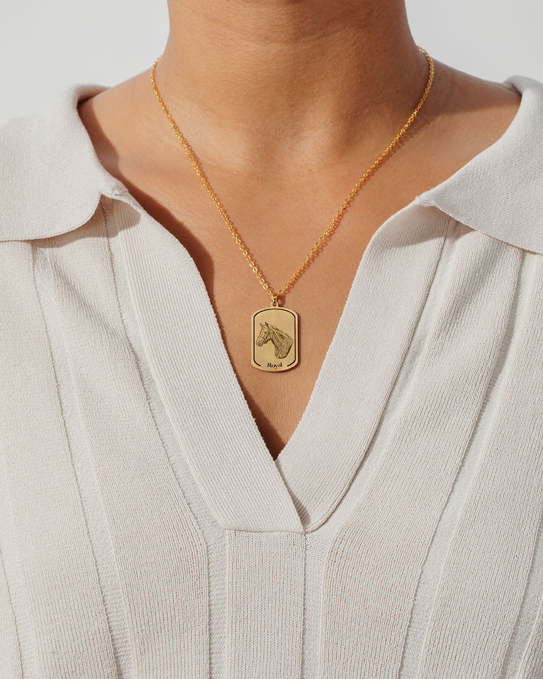 Dogtag Halsband 